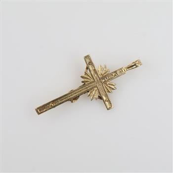 14kt Gold Religious Pendant