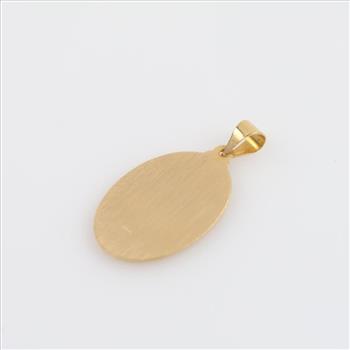 14kt Gold Religious Pendant