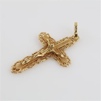 14kt Gold Religious Pendant