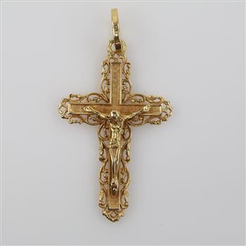 14kt Gold Religious Pendant
