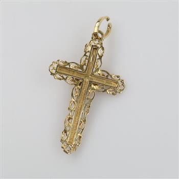 14kt Gold Religious Pendant
