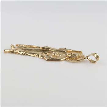 14kt Gold Religious Pendant
