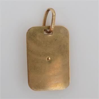 14kt Gold Religious Pendant
