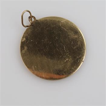 14kt Gold Religious Pendant
