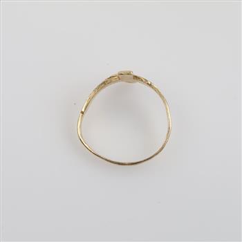 14kt Gold Religious Ring