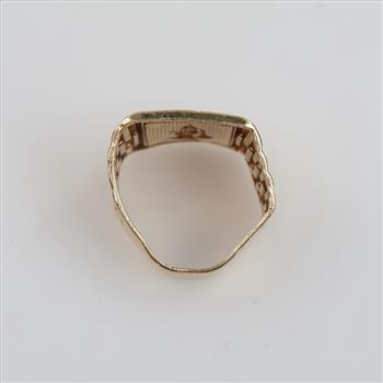 14kt Gold Religious Ring