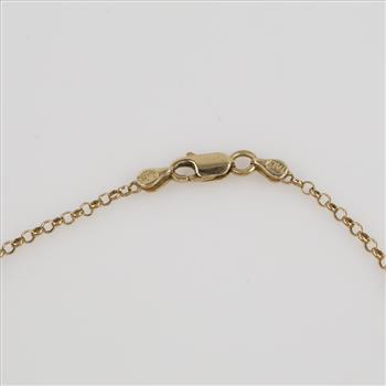 14kt Gold Rolo Chain Anklet