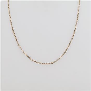 14kt Gold Rolo Chain Necklace