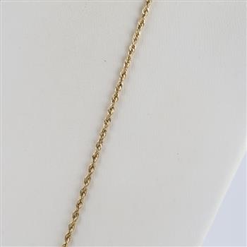 14kt Gold Rope Chain Necklace