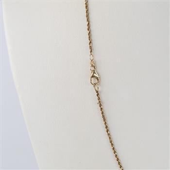 14kt Gold Rope Chain Necklace