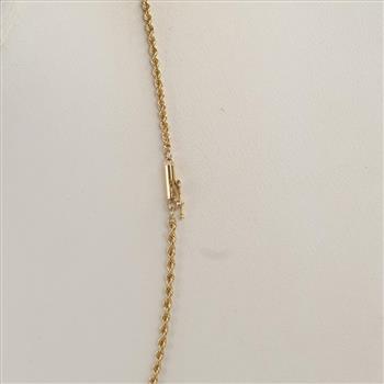 14kt Gold Rope Chain Necklace