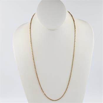 14kt Gold Rope Chain Necklace
