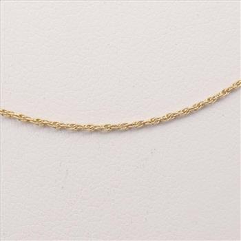 14kt Gold Rope Chain Necklace