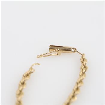 14kt Gold Rope Chain Piece