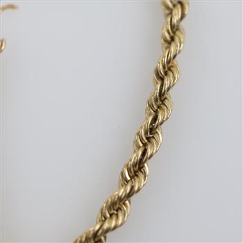 14kt Gold Rope Chain Piece