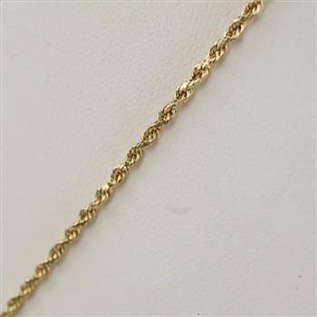 14kt Gold Rope Link Necklace