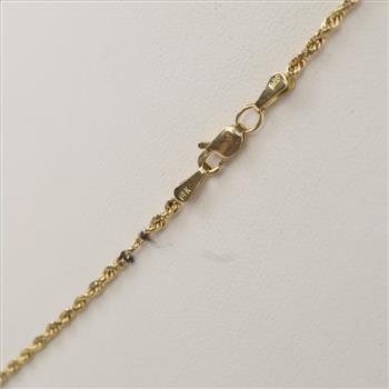 14kt Gold Rope Link Necklace
