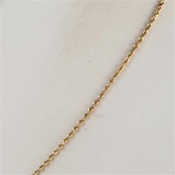 14kt Gold Rope Link Necklace