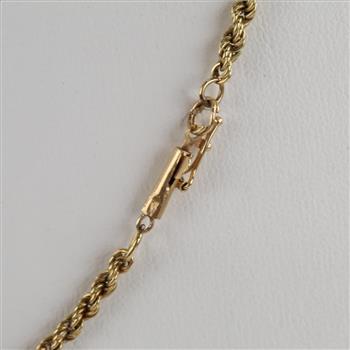 14kt Gold Rope Necklace