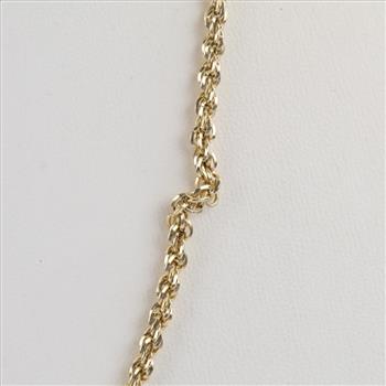 14kt Gold Rope Necklace