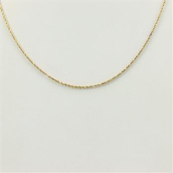 14kt Gold Rope Necklace