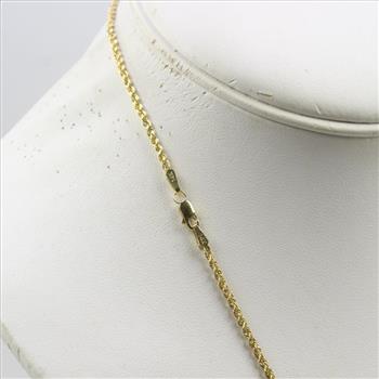 14Kt Gold Rope Necklace