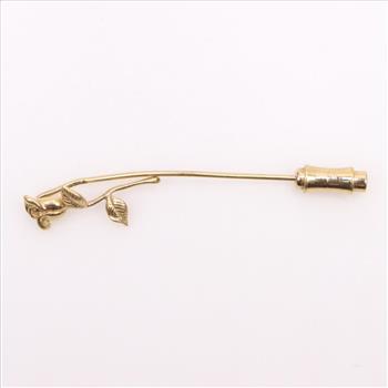 14kt Gold Rose Lapel Pin