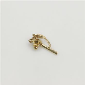 14kt Gold Round Pin