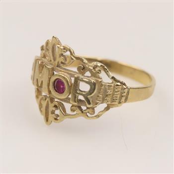 14Kt Gold Ruby Ring