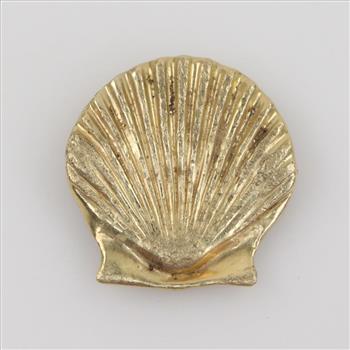 14kt Gold Sea Shell Pin