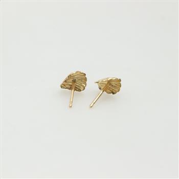 14kt Gold Seashell Earrings