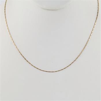 14kt Gold Semi-Hollow Necklace