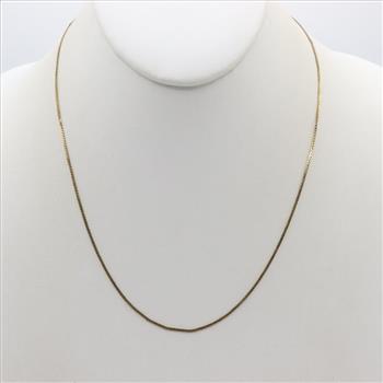 14kt Gold Serpentine Chain Necklace