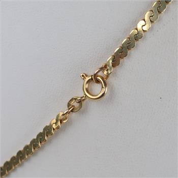 14kt Gold Serpentine Chain Necklace