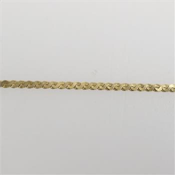 14kt Gold Serpentine Chain Necklace