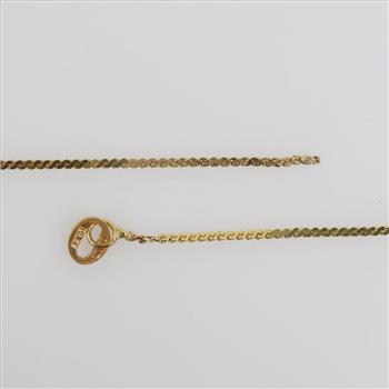 14kt Gold Serpentine Chain Necklace
