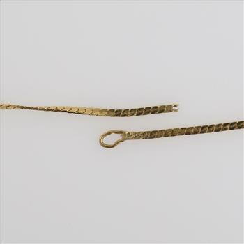 14kt Gold Serpentine Chain Necklace