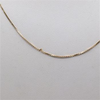 14kt Gold Serpentine Chain Necklace