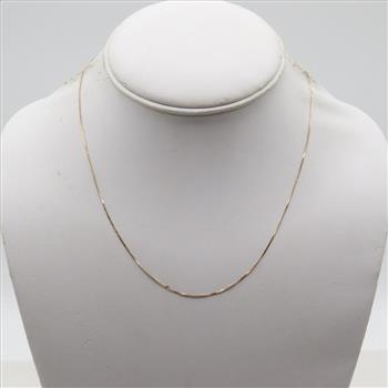 14kt Gold Serpentine Chain Necklace