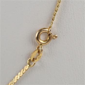 14kt Gold Serpentine Link Necklace