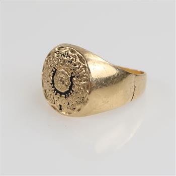 14kt Gold Signet Ring