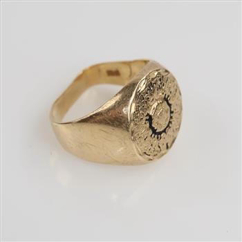 14kt Gold Signet Ring