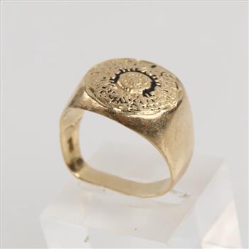 14kt Gold Signet Ring