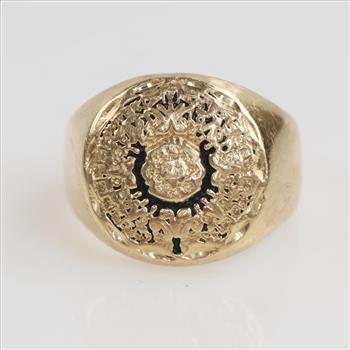 14kt Gold Signet Ring
