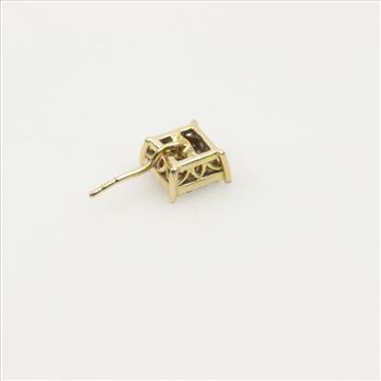 14kt Gold Single Diamond Earring