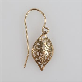 14kt Gold Single Earring