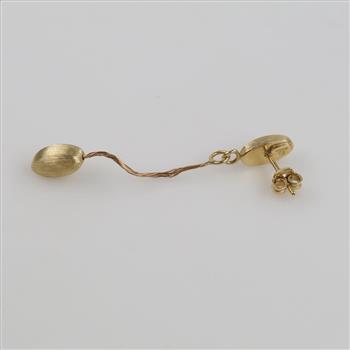 14kt Gold Single Earring