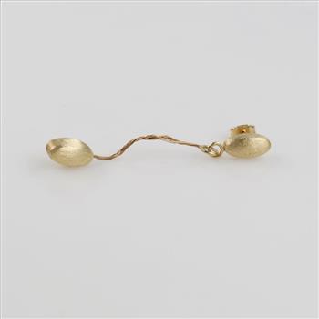 14kt Gold Single Earring