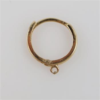 14kt Gold Single Earring