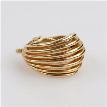 14kt Gold Single Earring